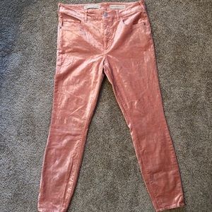 Pile of and the Letterpress Pink Velvet Pants